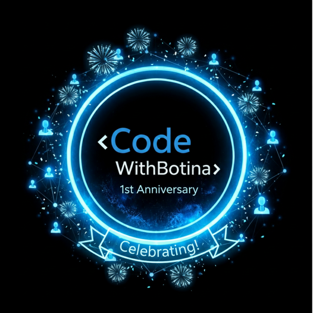 ¡1 Año de CodeWithBotina! 🎉 Hoy celebramos la creación del canal